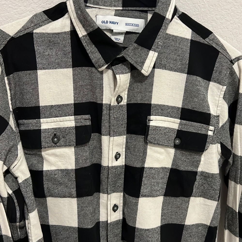 Old Navy plaid flannel
